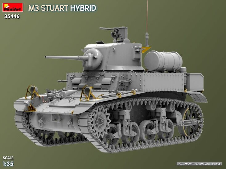 MiniArt 35446 M3 Stuart Hybrid Schaal 1:35