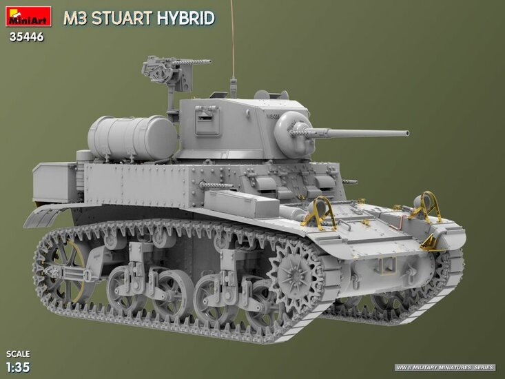 MiniArt 35446 M3 Stuart Hybrid Schaal 1:35