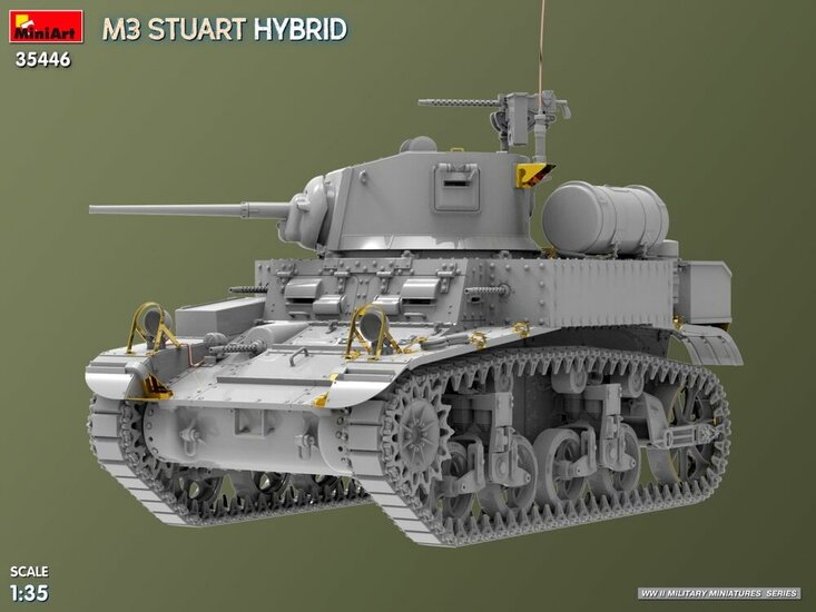MiniArt 35446 M3 Stuart Hybrid Schaal 1:35