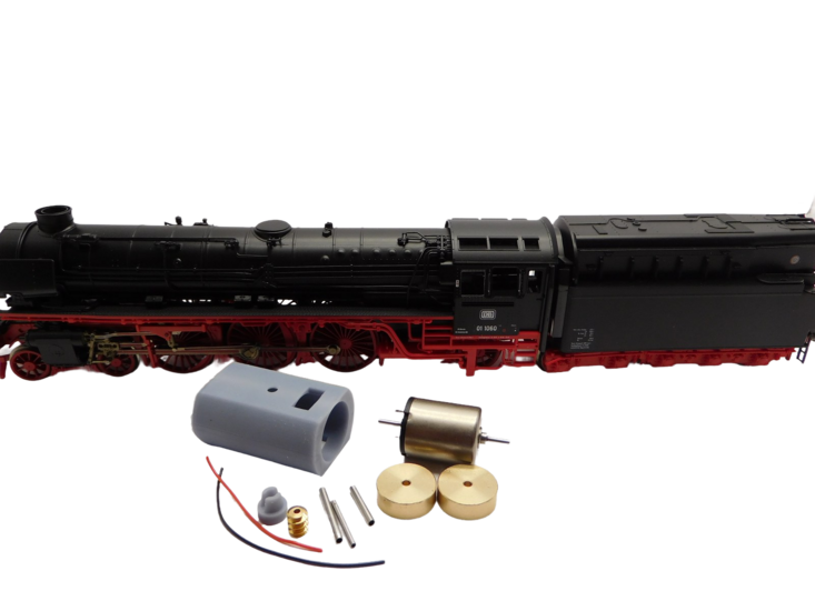 micromotor HR020C Glockenankermotor Umbausatz f&uuml;r Roco BR 01, BR 01.10, BR 011, BR 012 (DB, DRG)