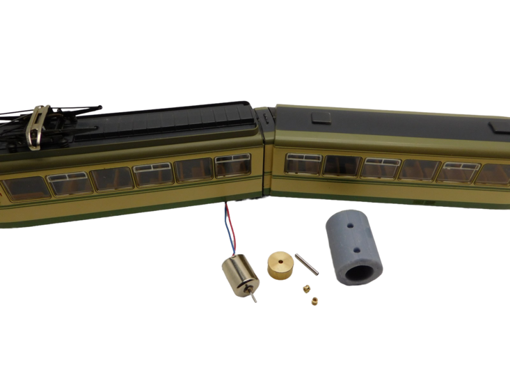 micromotor HR009F Glockenankermotor Umbausatz f&uuml;r Roco tram