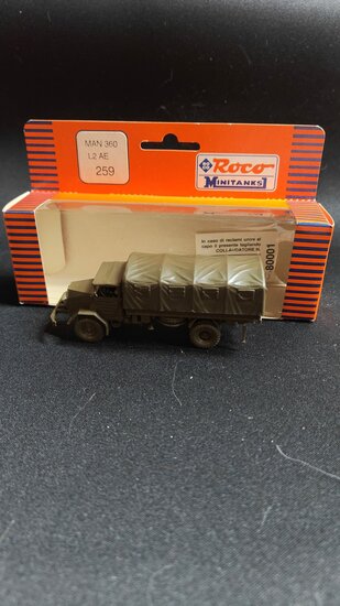 Roco minitanks 259 MAN 360L2 AE