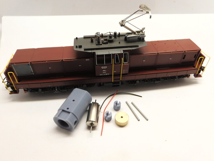 micromotor HKA002C ombouwset Hobbytrain Am 6/6, Ee 6/6, Sachsenmodelle Am 6/6