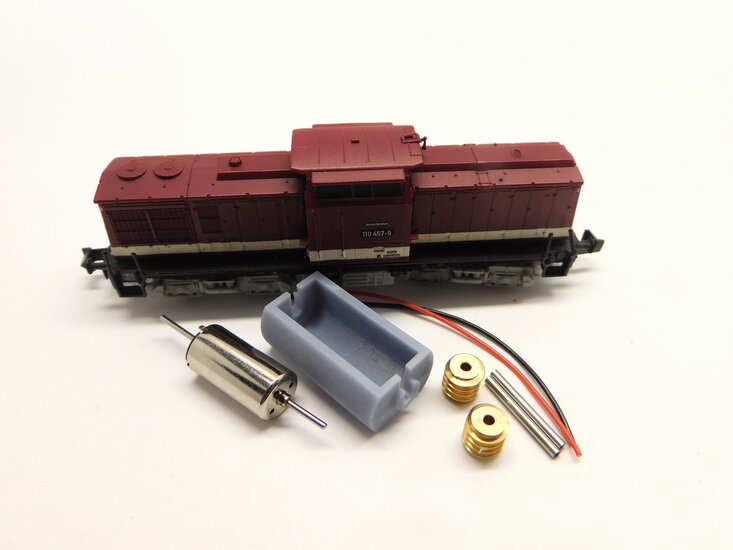 Micromotor NB009G Brawa BR 110, 111, 112, 114, 115, 201, 202, 203, 204, V 100, V 110