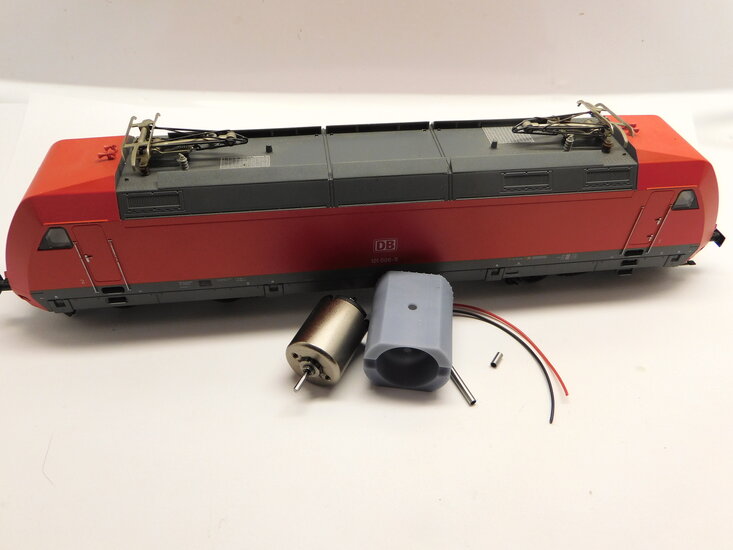 Micromotor HF019 Fleischmann BR 101, BR 145, BR 146, Re 481, Re 486