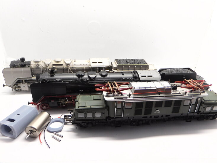 Micromotor HR047 Roco H0 BR 01/02/03/10/18/23/41/42/43/44 E52, u.a.