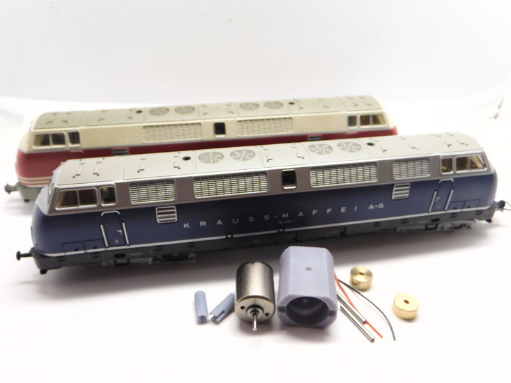 Micromotor HLM008C Lima / Rivarossi V 300 / BR 230, ML 3000
