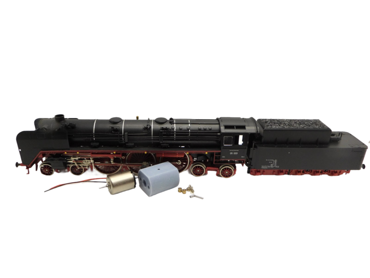 Micromotor HLI003 Glockenankermotor f&uuml;r Liliput BR 05 (Motor mit Kardankupplung)
