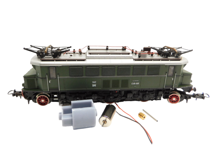 micromotor HTR003G Glockenankermotor f&uuml;r Trix DRG E 05, DB BR 92   