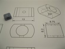 micromotor S032 motor behuizing voor arnold 6mm motor (kof)