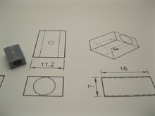 micromotor S029 motor behuizing voor fleischmann 6mm motor