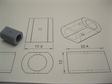 micromotor S004 motorbehuizing voor Arnold 10mm motor