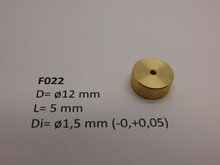 micromotor F022 Vliegwiel ø12 mm x 5 mm x ø1,5 mm