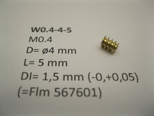 micromotor wormwiel Brass replacement for Fleischmann 567601 / Minitrix / Egger - 10 stuks