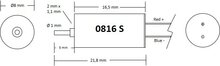 Micromotor 0816S motor 8x16 - single shaft