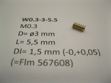 micromotor W0.3-3-5.5 vervanging voor Fleischmann 567608 (for 1.5 mm shaft!) 1 stuks