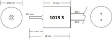 Micromotor 1013S motor 10x13 - single shaft
