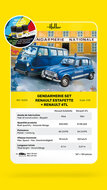 Heller 52325 STARTER KIT Gendarmerie Set Renault Estafette + Renault 4TL Bouwpakket Schaal 1:24