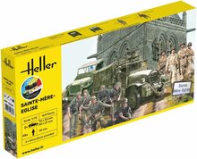 Heller 52327 STARTER KIT Sainte-Mère-Eglise Bouwpakket Schaal 1:72