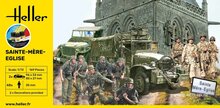 Heller 52327 STARTER KIT Sainte-Mère-Eglise Bouwpakket Schaal 1:72