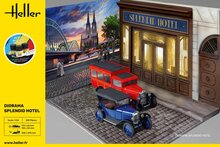Heller 52330 STARTER KIT Diorama Splendid Hotel Bouwpakket Schaal 1:24