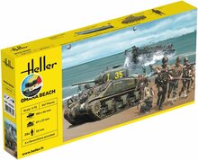 Heller 52332 STARTER KIT Omaha Beach Bouwpakket Schaal 1:72