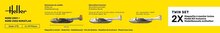 Heller 55374 STARTER KIT Nord 2501 + Nord 2502 "NORATLAS" TWINSET Bouwpakket Schaal 1:72