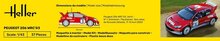 Heller 56113 STARTER KIT Peugeot 206 WRC'03 Bouwpakket Schaal 1:43