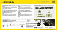 Heller 56159 STARTER KIT Citroen 11 CV Bouwpakket Schaal 1:43