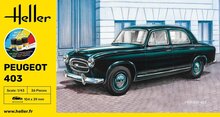 Heller 56161 STARTER KIT Peugeot 403 Bouwpakket Schaal 1:43