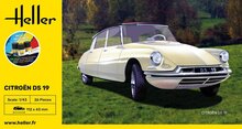 Heller 56162 STARTER KIT Citroen DS 19 Bouwpakket Schaal 1:43