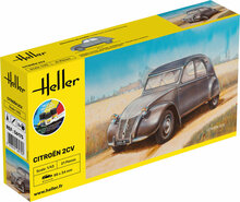 Heller 56175 STARTER KIT Citroen 2 CV Bouwpakket Schaal 1:43