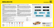Heller 56176 STARTER KIT K70 Bouwpakket Schaal 1:43