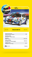 Heller 56196 STARTER KIT Focus WRC'01 Bouwpakket Schaal 1:43