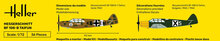 Heller 56231 STARTER KIT Messerschmitt Bf 108 B Taifun Bouwpakket Schaal 1:72