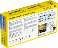 Heller 56231 STARTER KIT Messerschmitt Bf 108 B Taifun Bouwpakket Schaal 1:72