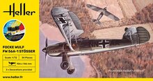 Heller 56238 STARTER KIT Focke Wulf Stosser Bouwpakket Schaal 1:72