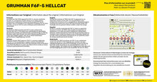 Heller 56272 STARTER KIT F6F Hellcat Bouwpakket Schaal 1:72