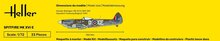 Heller 56282 STARTER KIT Spitfire Bouwpakket Schaal 1:72