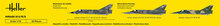 Heller 56323 STARTER KIT Mirage III E Bouwpakket Schaal 1:72