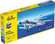 Heller 56360 STARTER KIT Super Etendard Bouwpakket Schaal 1:72