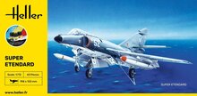 Heller 56360 STARTER KIT Super Etendard Bouwpakket Schaal 1:72