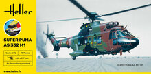 Heller 56367 STARTER KIT Super Puma AS 332 M0 Bouwpakket Schaal 1:72