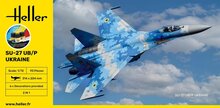Heller 56371 STARTER KIT SU-27 UB/P Ukraine Bouwpakket Schaal 1:72