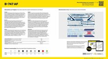 Heller 56459 STARTER KIT B-747 AF Bouwpakket Schaal 1:125