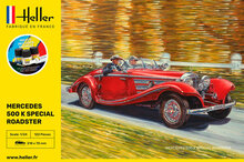 Heller 56710 STARTER KIT 500 K Special Roadster Bouwpakket Schaal 1:24