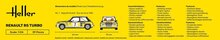 Heller 56717 STARTER KIT Renault R5 Turbo Bouwpakket Schaal 1:24