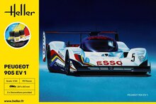 Heller 56718 STARTER KIT Peugeot 905 EV 1 Bouwpakket Schaal 1:24