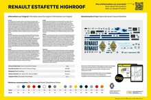 Heller 56740 STARTER KIT Estafette Highroof Bouwpakket Schaal 1:24