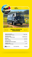 Heller 56742 STARTER KIT RENAULT Estafette Gendarmerie New Mould Bouwpakket Schaal 1:24